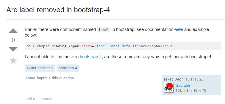  Eliminating label in Bootstrap 4