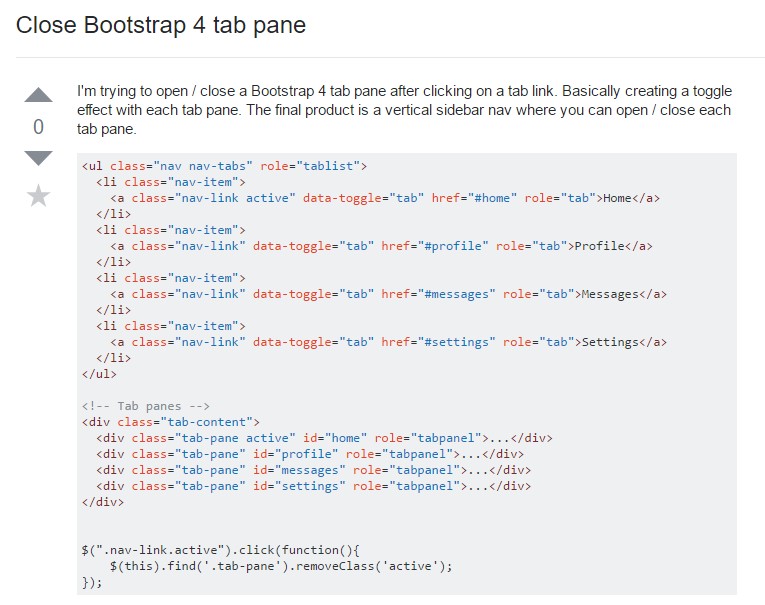  The best way to close Bootstrap 4 tab pane