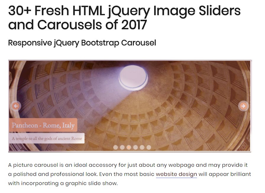  Bootstrap Carousel Slider Demo 