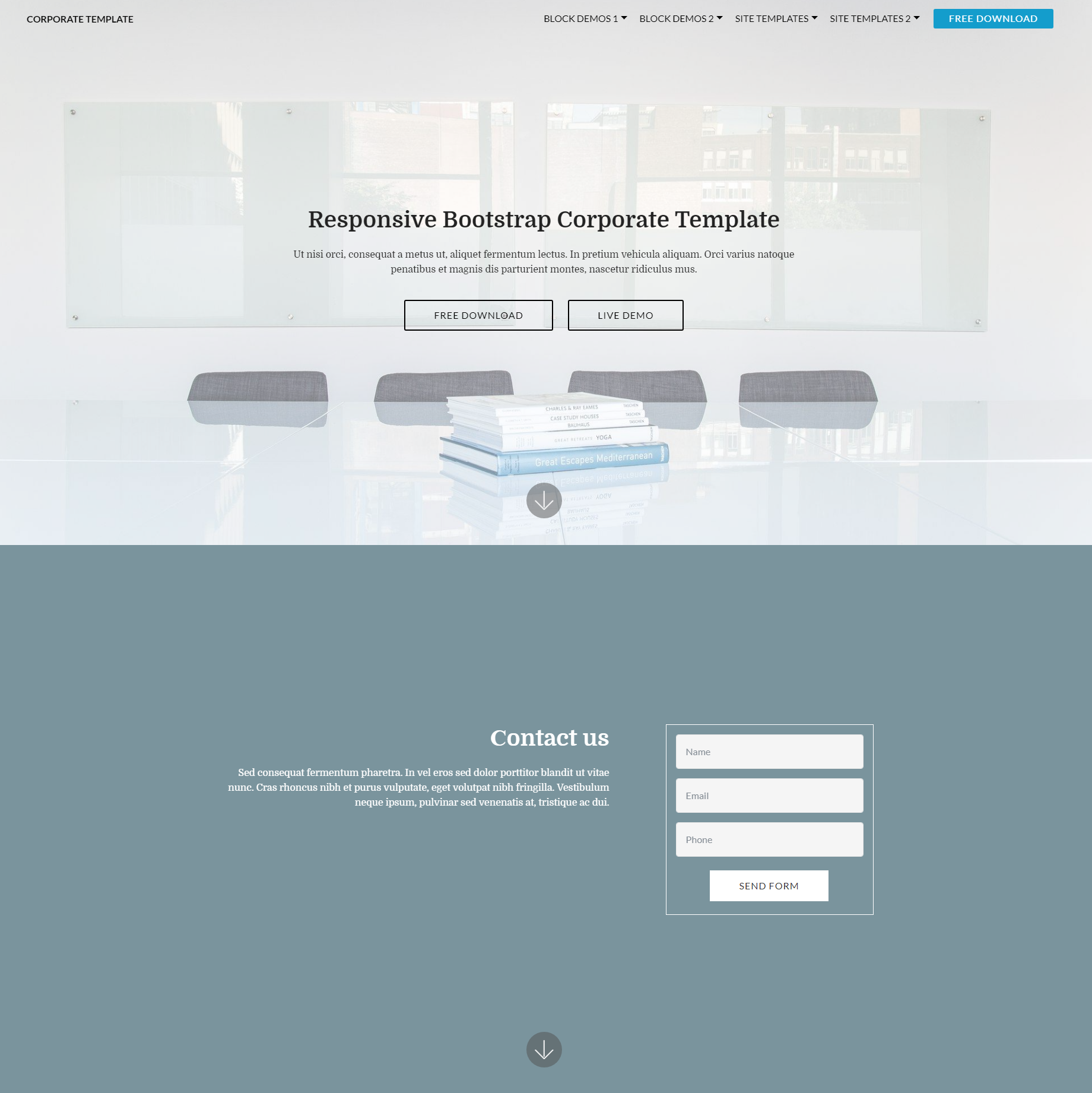Free Download Bootstrap Corporate Themes
