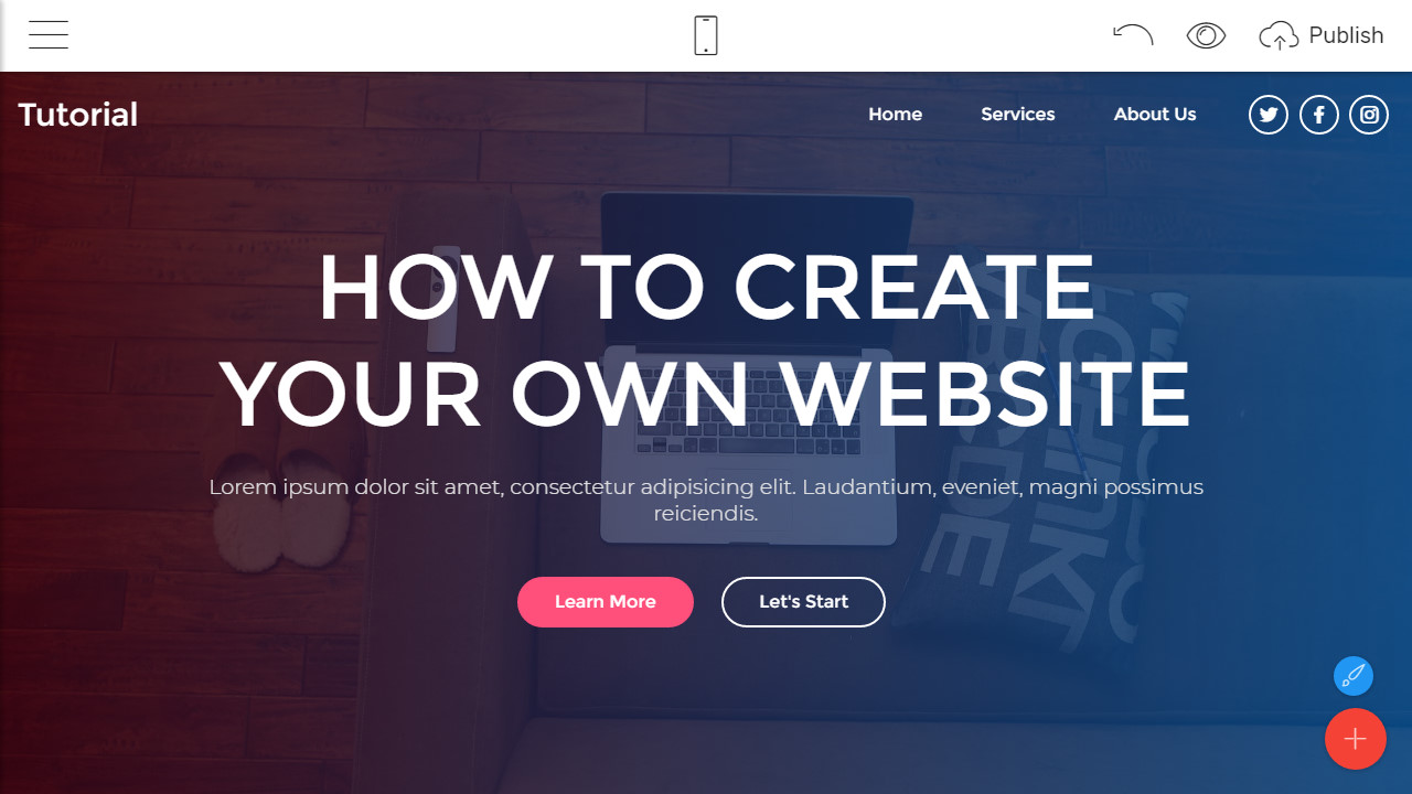 how to build a website for free