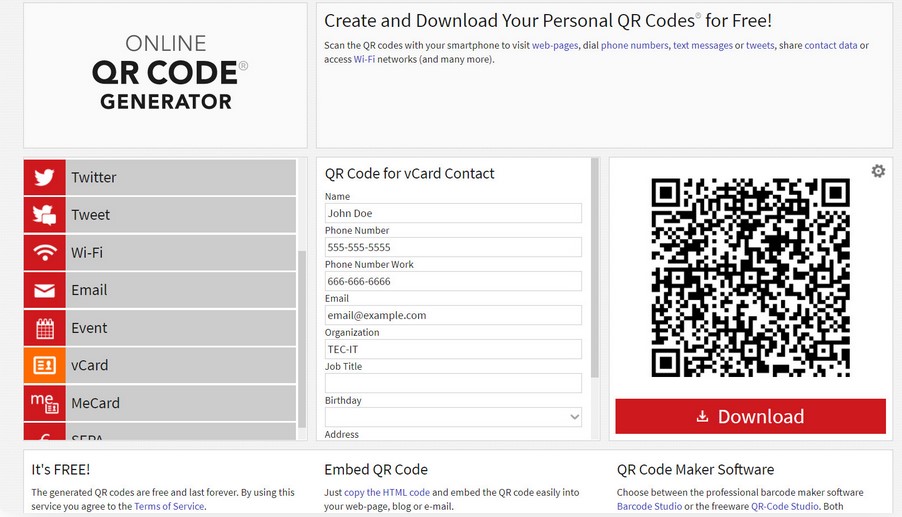 google qr code generator